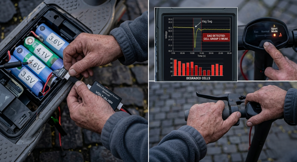 electric scooter battery drains fast