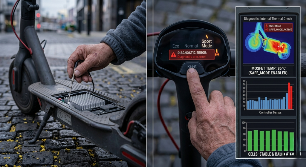 electric scooter battery drains fast