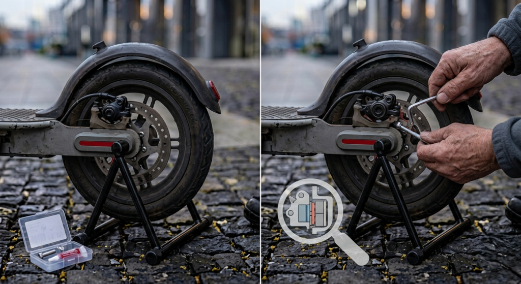 electric scooter brakes squeaking