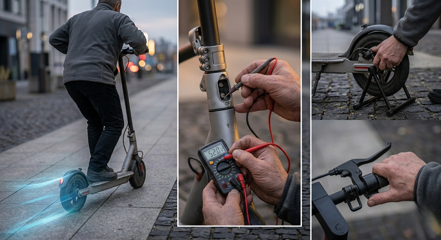 electric scooter acceleration is slow