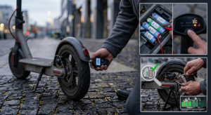 electric scooter battery drains fast