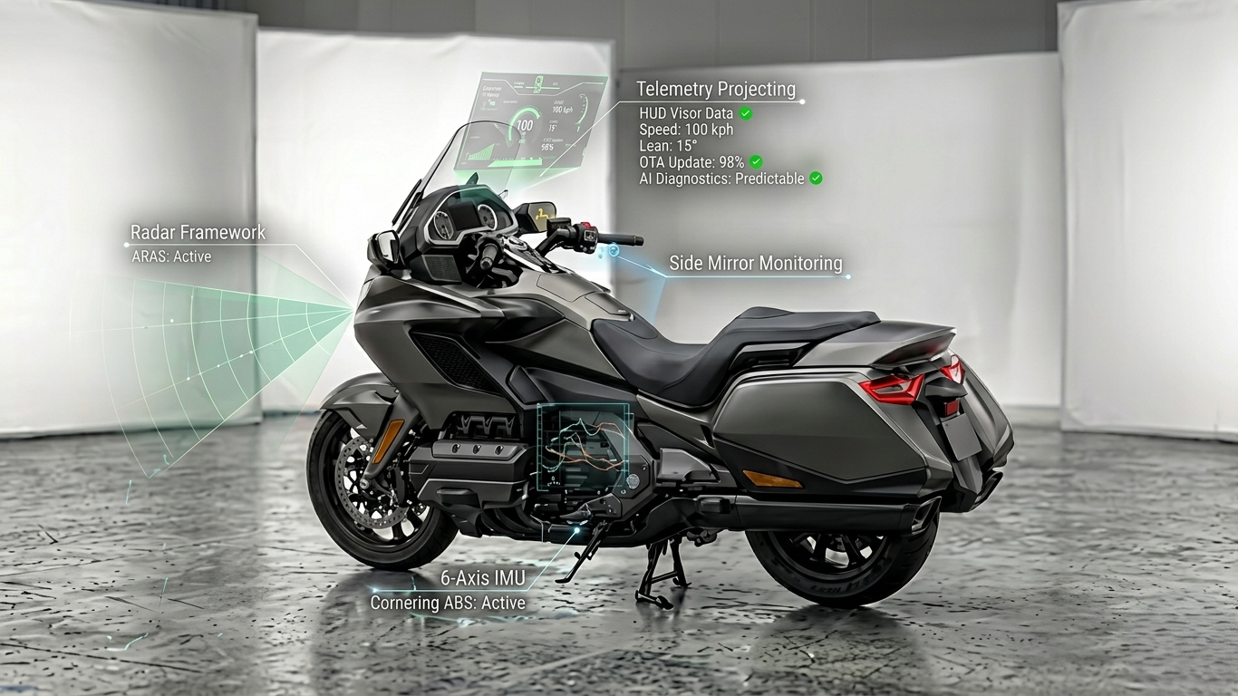smart tech features in modern motorcycles
